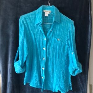 Long sleeve linen tunic